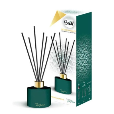 Brait Premium Sticks Golden Valley - Diffuseur Arôme, Desodorisant sticks 100 ml