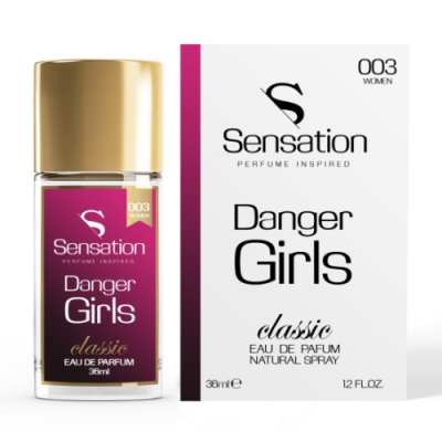 Sensation 003 Danger Girls - Eau de Parfum pour Femme 36 ml