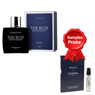 Christopher Dark The Blue Gentleman 100 ml + echantillon Chanel Bleu de Chanel