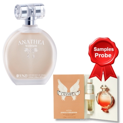 JFenzi Anathea Fresh Women 100 ml + echantillon Paco Rabanne Olympea Aqua