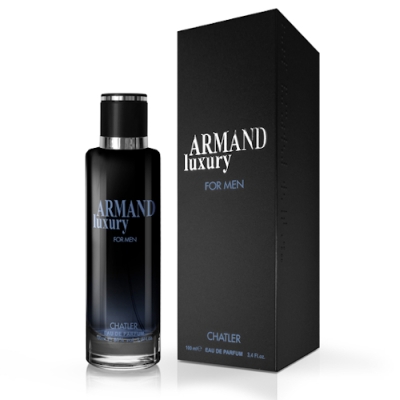 Chatler Armand Luxury Black Men - Ensemble promotionnel, Eau de Parfum 100 ml + Eau de Parfum 30 ml