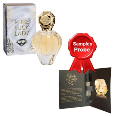 Linn Young Pure Luck Lady - 100 ml + echantillon Paco Rabanne Lady Million