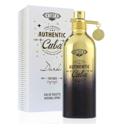 Cuba Authentic Dark Men - Eau de Toilette pour Homme 100 ml