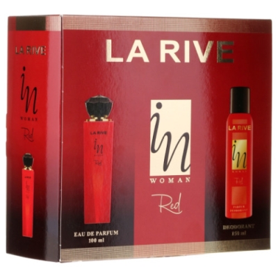 La Rive In Women Red - Set pour Femme, Eau de Parfum, deodorant