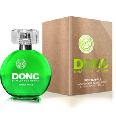 Chatler DONC Green Apple - Eau de Parfum Pour Femme 100 ml