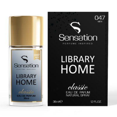 Sensation 047 Library Home Eau de Parfum pour Homme 36 ml