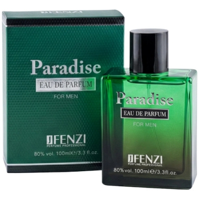 JFenzi Paradise Men - Eau de Parfum pour Homme 100 ml