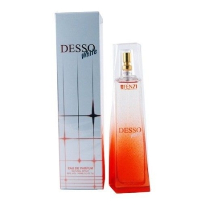 JFenzi Desso White Woman 100 ml + echantillon Hugo Boss Orange Women