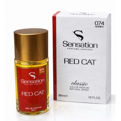 Sensation 074 Red Cat - Eau de Parfum pour Femme 36 ml