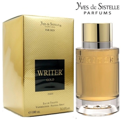 Paris Bleu Yves De Sistelle Writer Gold - Eau de Parfum Pour Homme 100 ml