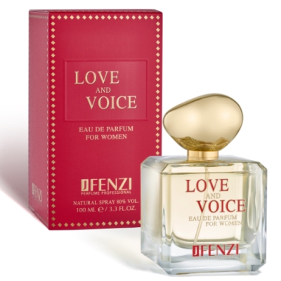 JFenzi Love and Voice - Eau de Parfum pour Femme 100 ml