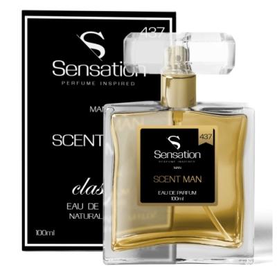 Sensation 437 Scent Man - Eau de Parfum pour Homme 100 ml