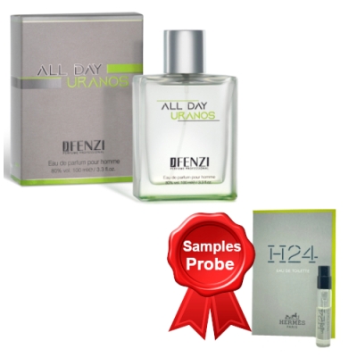JFenzi Uranos All Day Homme 100 ml + echantillon Hermes H24