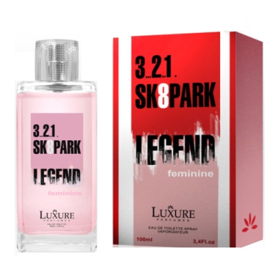 Luxure 321 Sk8park [Skatepark] Legend Feminine - Eau de Toilette pour Femme 100 ml