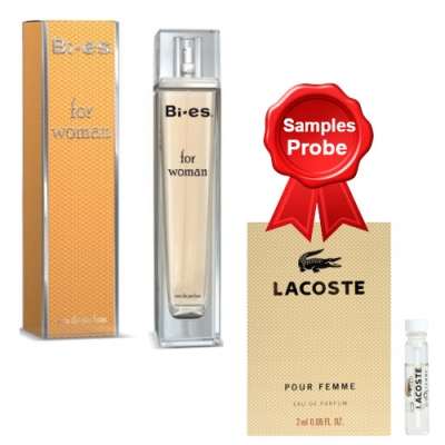 Bi-Es For Woman 100 ml + echantillon Lacoste Pour Femme