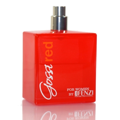 JFenzi Gossi Red Woman - Eau de Parfum Pour Femme, testeur 50 ml