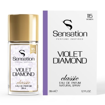 Sensation 115 Violet Diamond - Eau de Parfum pour Femme 36 ml