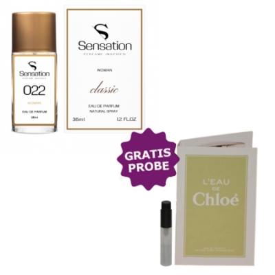 Sensation 022 - 36 ml + echantillon Chloe L'Eau de Chloe