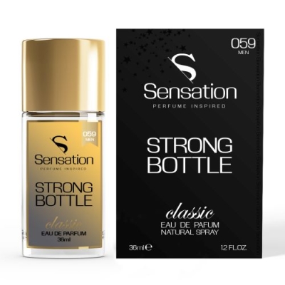 Sensation 059 Strong Bottle - Eau de Parfum pour Homme 36 ml