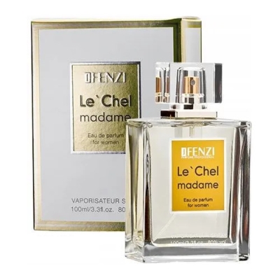 JFenzi Le Chel Madame - Coffret promotionnel pour Femme, Eau de Parfum 100 ml, lait corporel 200 ml