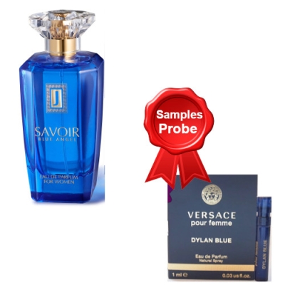 JFenzi Savoir Blue Angel Women 100 ml + echantillon Versace Dylan Blue Femme