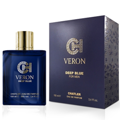 Chatler Veron Deep Blue - Eau de Parfum pour Homme 100 ml