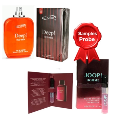 Chatler Deep Red Men 100 ml + echantillon Joop! Homme