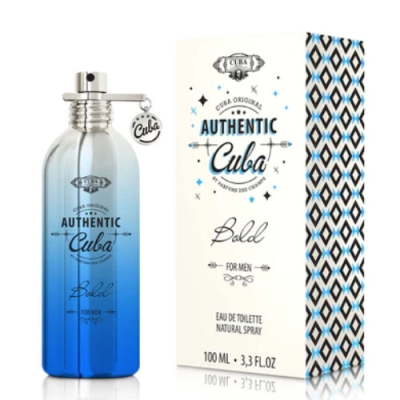 Cuba Authentic Bold Men - Eau de Toilette pour Homme 100 ml