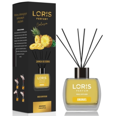 Loris L'ananas, Diffuseur Arôme, Desodorisant sticks - 120 ml