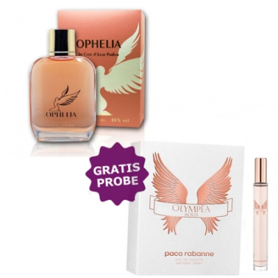 Cote Azur Ophelia 100 ml + echantillon Paco Rabanne Olympea