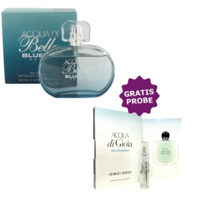 Blue Up Acqua Di Bella 100 ml + echantillon Armani Acqua Di Gioia