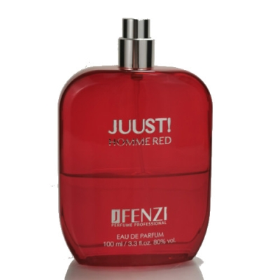 JFenzi Juust! Homme Red - Eau de Parfum Pour Homme, testeur 50 ml