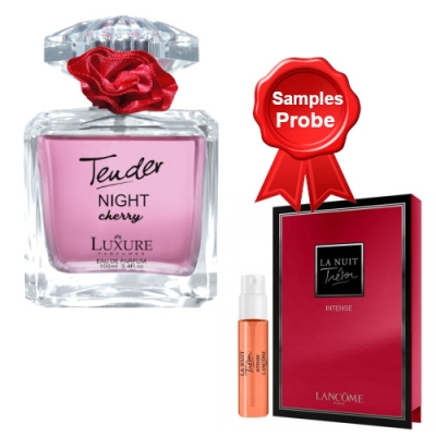 Luxure Tender Cherry Night 100 ml + echantillon Lancome Tresor La Nuit Intense