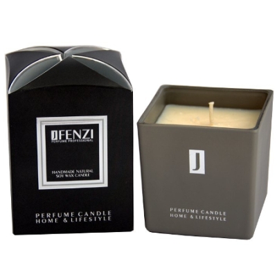 JFenzi Bougie parfumee, Desso Gold Gentleman - Bougie de soja naturelle, bougie d aromatherapie 200g