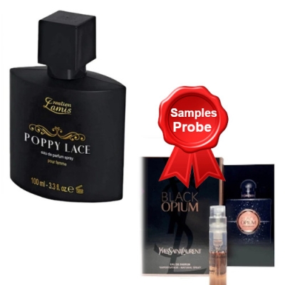Lamis Poppy Lace 100 ml  + echantillon Yves Saint Laurent Opium Black