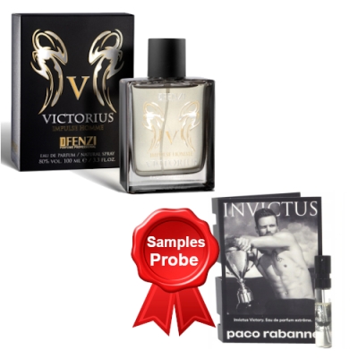 JFenzi Victorius Impulse Homme 100 ml + echantillon Paco Rabanne Invictus Victory