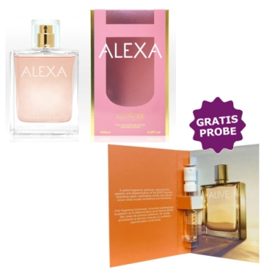 Luxure Alexa 100 ml + echantillon Hugo Boss Alive