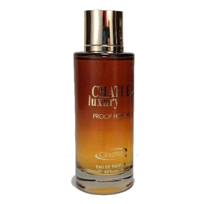 Chatler Luxury Proof Homme - Eau de Parfum Pour Homme 100 ml, echantillon Armani Profumo 1,2 ml