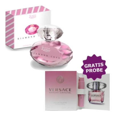 Lamis Diamond Love 100 ml + echantillon Versace Bright Crystal