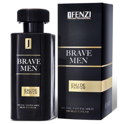 JFenzi Brave Men 100 ml + echantillon Carolina Herrera Bad Boy