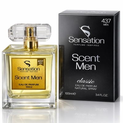 Sensation 437 Scent Man - Eau de Parfum pour Homme 100 ml