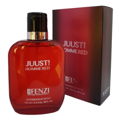 JFenzi Juust! Homme Red - Eau de Parfum Pour Homme 100 ml