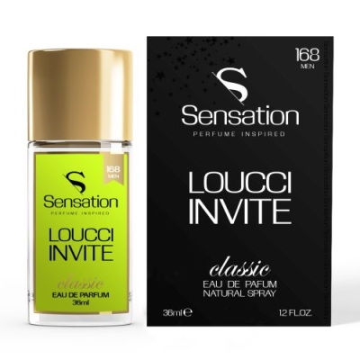 Sensation 168 Loucci Invite - Eau de Parfum pour Homme 36 ml