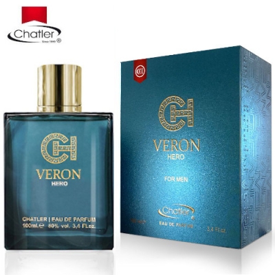 Chatler Veron Hero 100 ml + echantillon Versace Eros Pour Homme