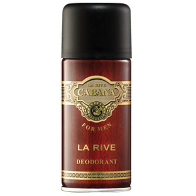 La Rive Cabana - Deodorant Spray pour Homme 150 ml, 4 pièces