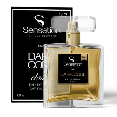 Sensation 147 Dark Code - Eau de Parfum pour Homme 100 ml