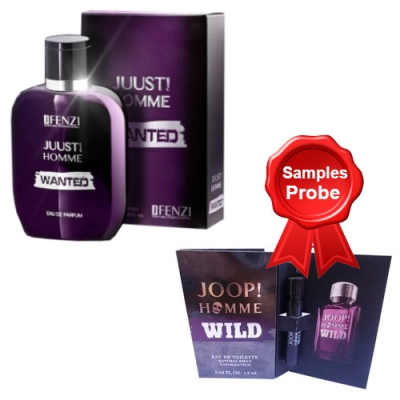 JFenzi Juust! Homme Wanted 100 ml + echantillon Joop! Homme Wild
