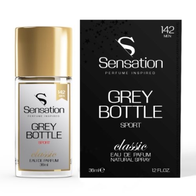 Sensation 142 Grey Bottle Sport - Eau de Parfum pour Homme 36 ml