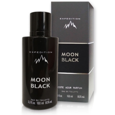 Cote Azur Moon Black Expedition - Eau de Toilette pour Homme 100 ml