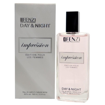 JFenzi Day & Night Impression, Coffret promotionnel, Eau de Parfum, roll-on